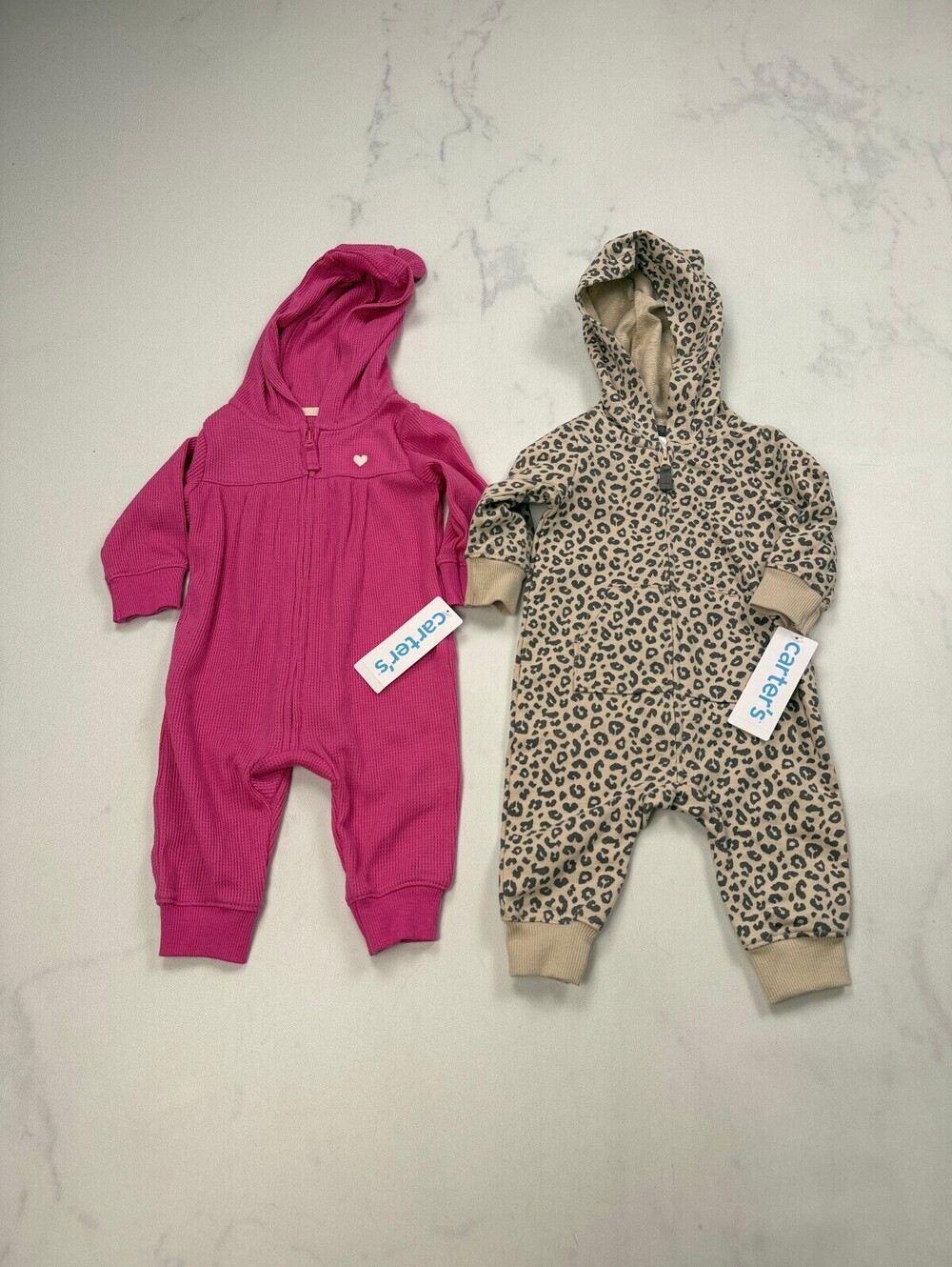 Carter's Printed Jumpsuit Animal Print 2000s Bundle of 2 - Girls 3m